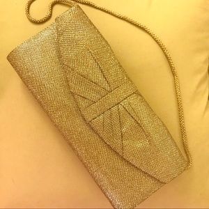 Cute, Gold & Sparkly, Short-Strapped Purse